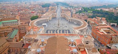 Roma'da St.Peter Meydanı