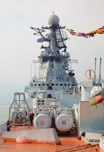 Chiński statek wojenny — Zdjęcie stockowe