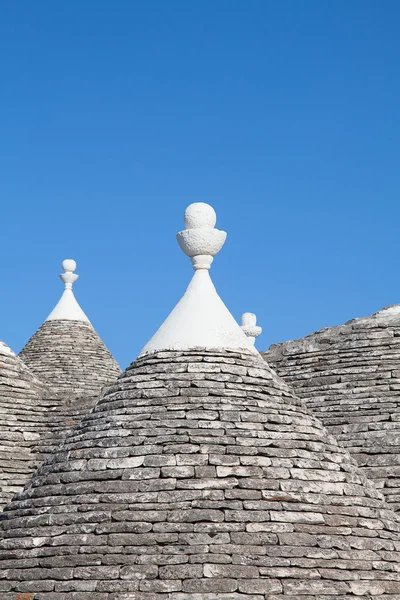 Casas tradicionais "Trulli" — Fotografia de Stock