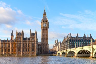 Ünlü Big Ben saat kulesi