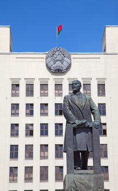 Minsk'te bina Parlamento. Belarus