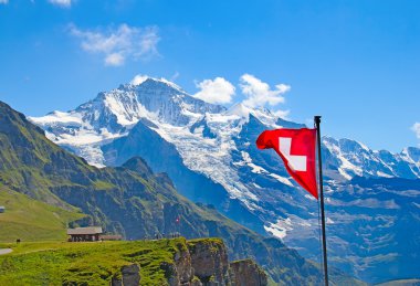 İsviçre Jungfrau bölge'bayrağı