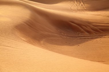 Kırmızı kum Dubai yakınındaki 