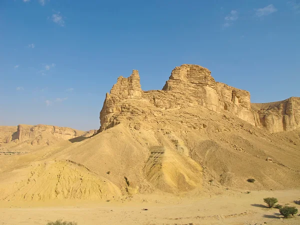 Lera rocks omgivande Riyadh city — Stockfoto