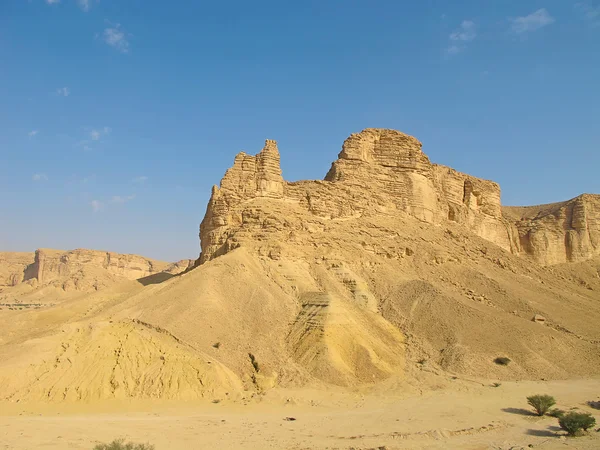 Clay rocks surrounding Riyadh city — Stock Photo, Image