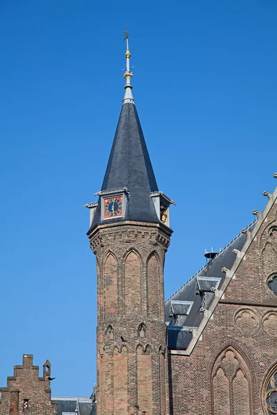 Stavba komplexu Binnenhof v Haagu — Stock fotografie