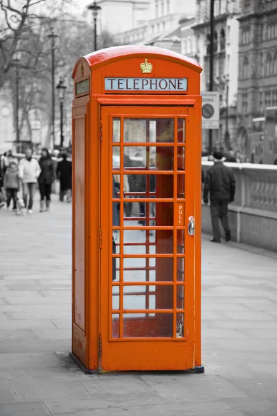 Cabine téléphonique à Londres — Photo