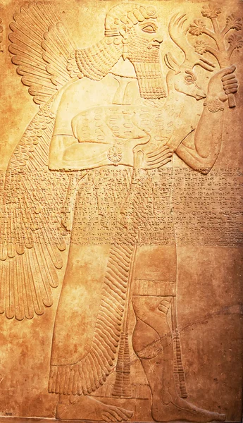 Αρχαία sumerian λιθοτεχνίας — Φωτογραφία Αρχείου