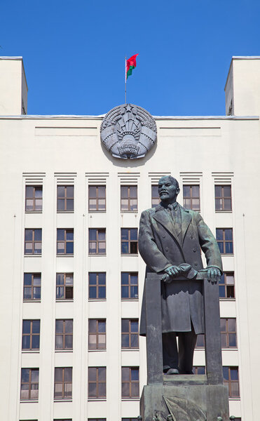 Здание парламента в Минске. Беларусь
