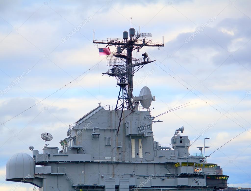 US Navy battle ship