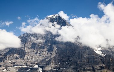 Jungfrau bölgede manzara
