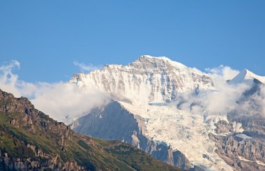 Jungfrau bölgede manzara