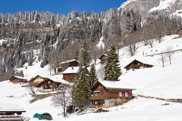 Winter in Swiss Alps — Stock Photo, Image