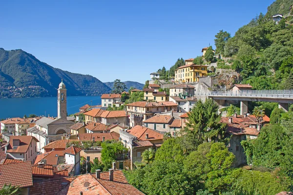 Cernobbio stad (Comomeer, Italië) — Stockfoto