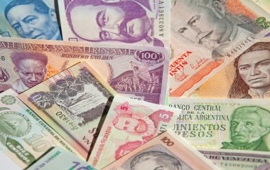 Güney Amerika banknotlar