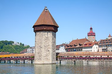 İsviçre Ortaçağ kenti Lucerne