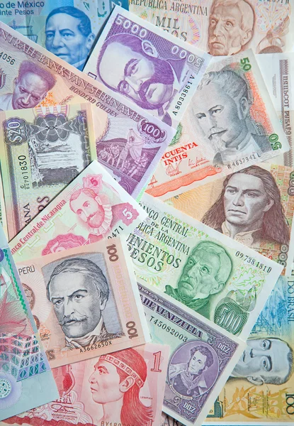 Güney Amerika banknotlar — Stok fotoğraf