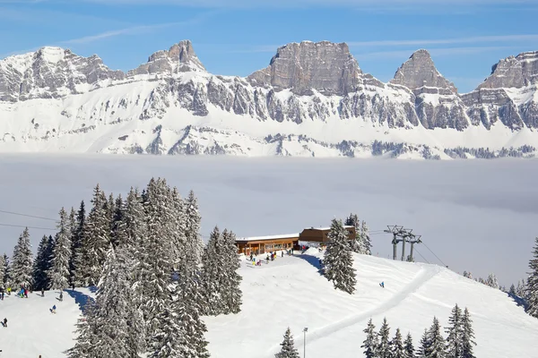 Schöne Winterlandschaft — Stockfoto