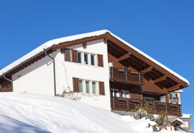 İsviçre Alplerinde kış