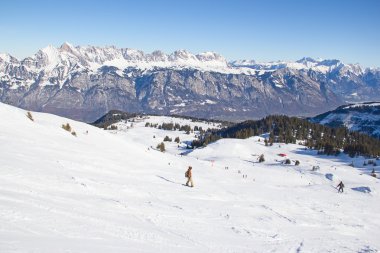 İsviçre Alplerinde kış