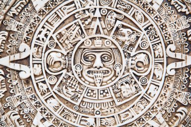 Maya sembolik güneş parçası