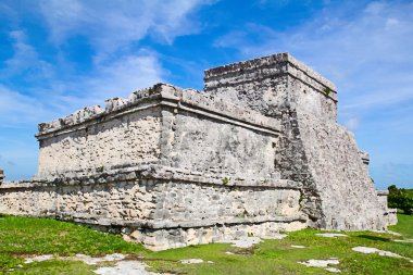 Tulum yakınındaki Maya kale kalıntıları