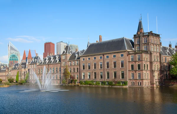 Budowa kompleksu Binnenhof w Hadze — Zdjęcie stockowe