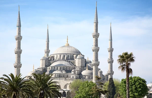 Berömda "Blå moskén" i Istanbul — Stockfoto