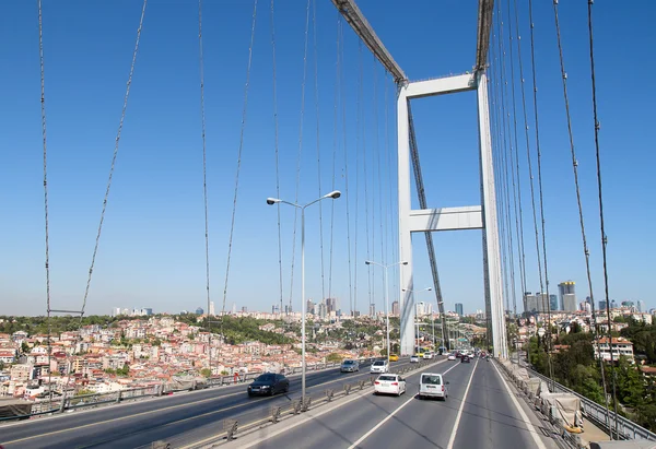 Pohled na moderní istanbulské město — Stock fotografie