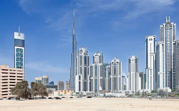 Centro de Burj en Dubai — Foto de Stock