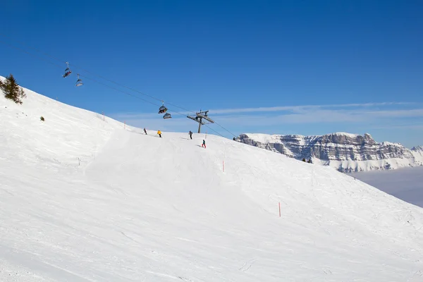 Invierno en los alpes suizos —  Fotos de Stock