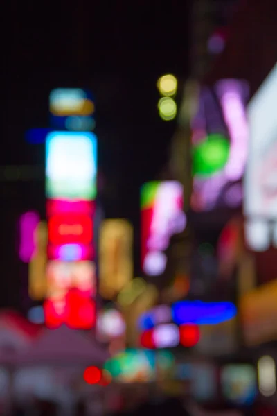 Night lights of the New York city — Stock Photo, Image