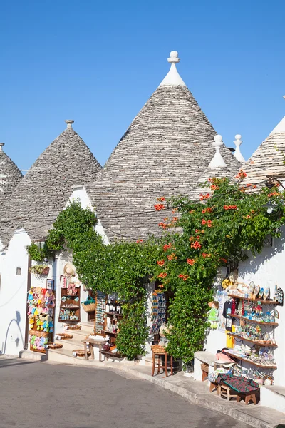 Traditionella "Trulli" hus — Stockfoto