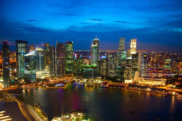 Singapore downtown cityscape — Stock Photo, Image