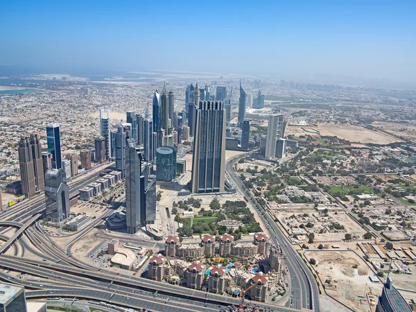 Centro de Burj en Dubai — Foto de Stock