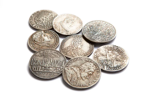 Collection of the medieval coins — Stock Photo, Image