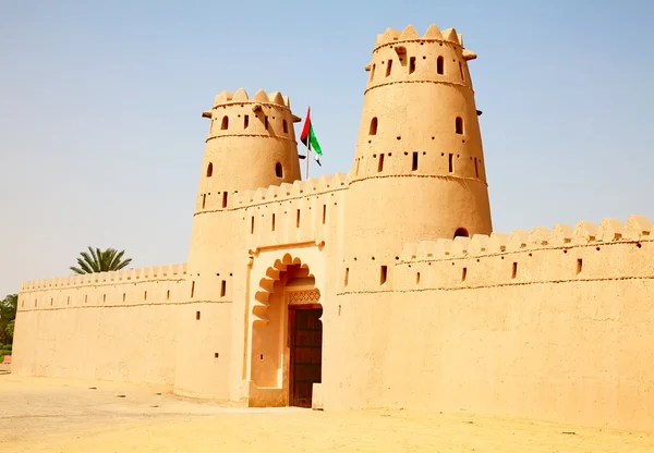 Beroemde jahili fort in al ain oase — Stockfoto