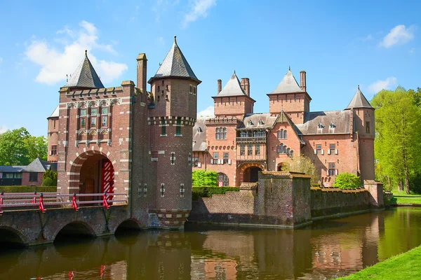 Utrecht yakınındaki antik de haar Kalesi — Stok fotoğraf