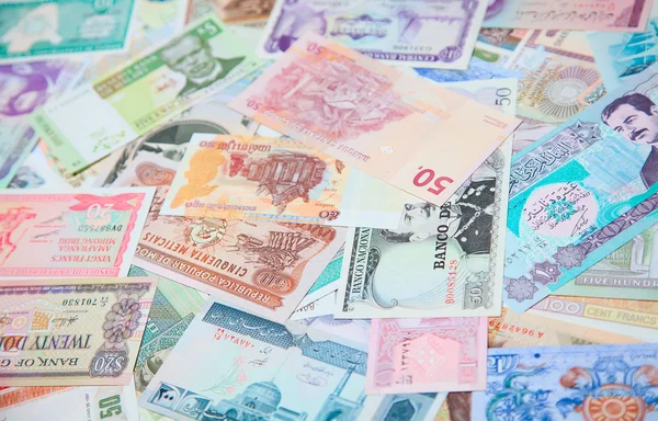 Różnorodność banknotów afrykańskich — Zdjęcie stockowe