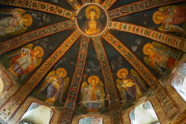 Intérieur de l'église du Saint Sauveur à Chora — Photo