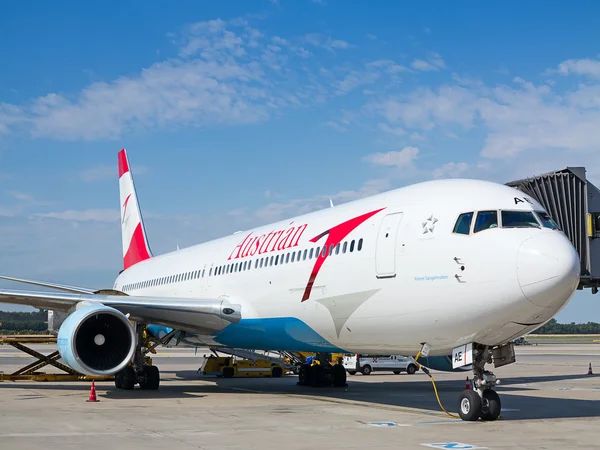 A-319 compañías aéreas austriacas — Foto de Stock