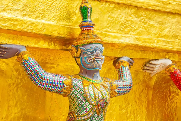 Süslemeleri tapınağın Bangkok, Tayland — Stok fotoğraf