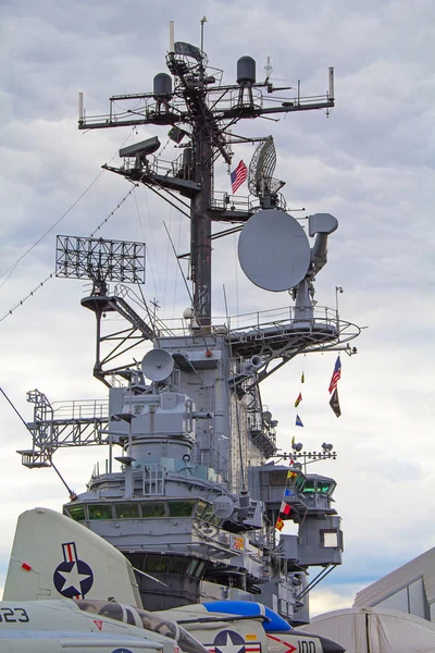 US Navy battle ship — Stock Photo, Image