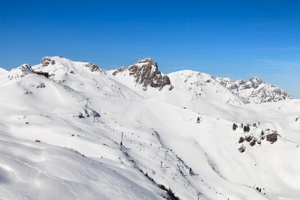 Inverno sulle Alpi svizzere — Foto Stock
