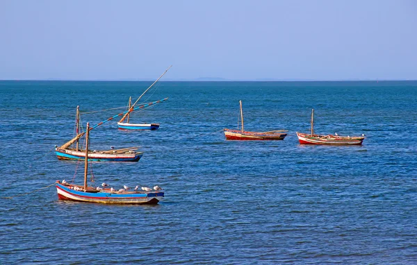 Fishing boats in Maputo — Stock Photo, Image