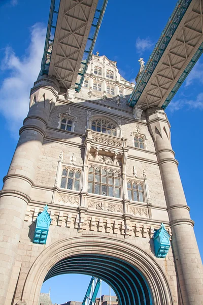 Słynny tower bridge w Londynie — Zdjęcie stockowe