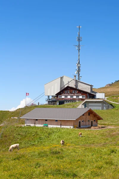 Cable car station on  top of Mannlichen — Stock Photo, Image