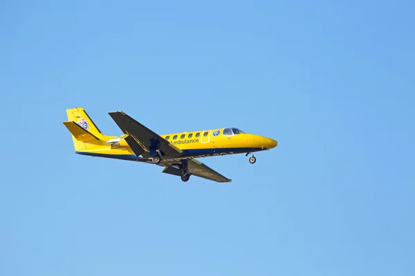 TCS Cessna C550b Citation i Zurich airport — Stockfoto