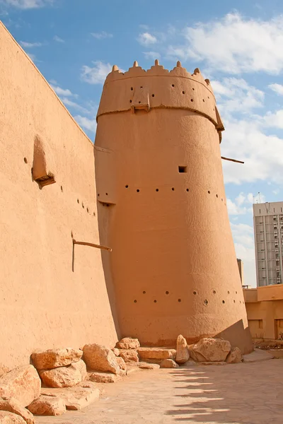 Al Masmak Festung in der Stadt Riad — Stockfoto