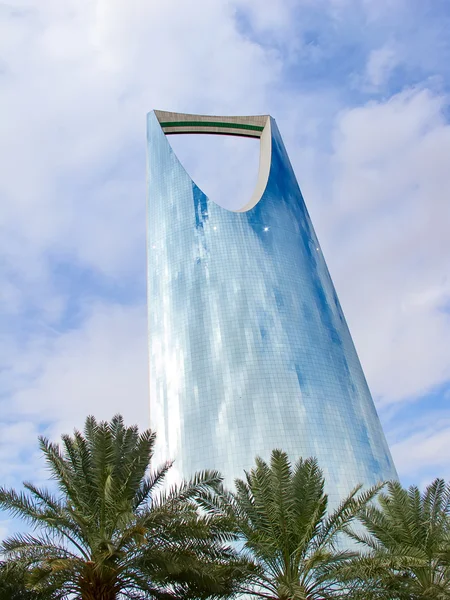 Torre do reino em Riade, Arábia Saudita . — Fotografia de Stock